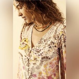 Free people- Marais Printed midi dress